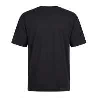 T-Shirt Loose schwarz Wappen weiss