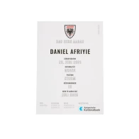 Autogrammkarten-Set 25/26