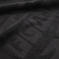 Badetuch schwarz