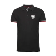 Poloshirt Wappen weiss