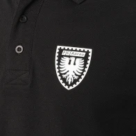 Poloshirt Wappen weiss