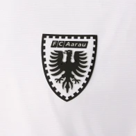 Polyester Shirt weiss Wappen schwarz
