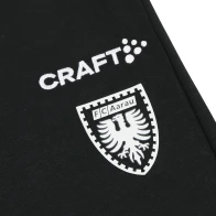 Freizeitshorts schwarz Wappen weiss