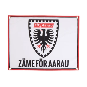 Flagge "Zeig Flagge för Aarau" Weiss