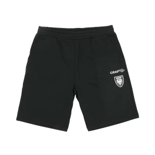 Freizeitshorts schwarz Wappen weiss